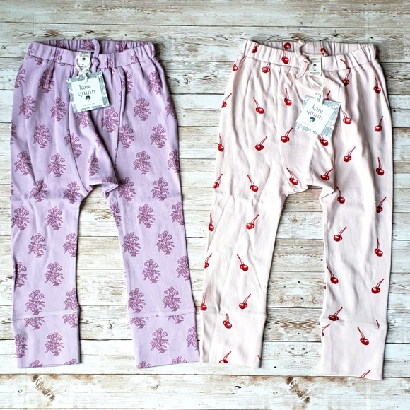 kate quinn Bottoms Kate Quinn Cherry And Bali Panda Pant Bundle